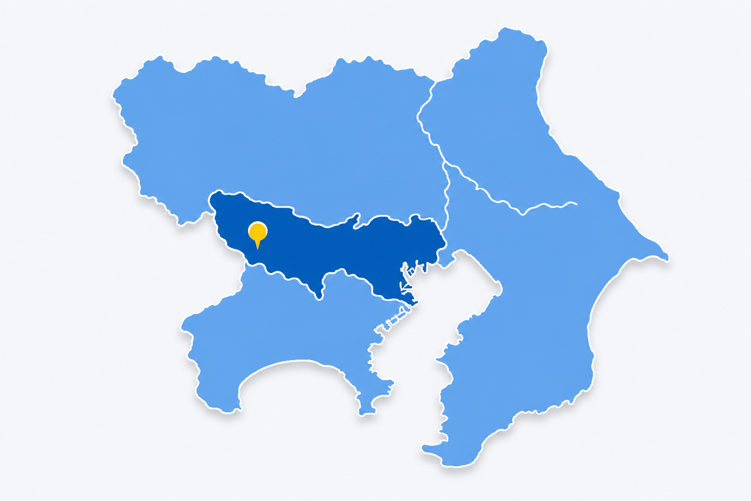 対応エリアマップ（関東地方）